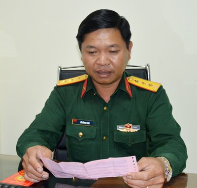 Thượng úy QNCN Lê Đăng Linh.